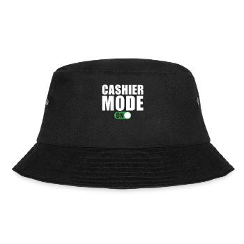 Kassierer Modus Ein - Bucket Hat - Schwarz - Vorne - Lela (165cm)