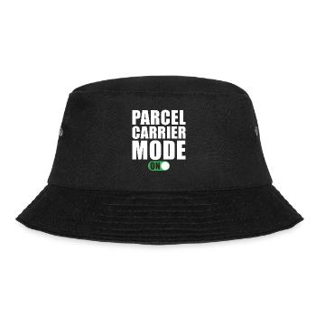 Paketzusteller Modus Ein Paketbote Zusteller - Bucket Hat - Schwarz - Vorne - Lela (165cm)