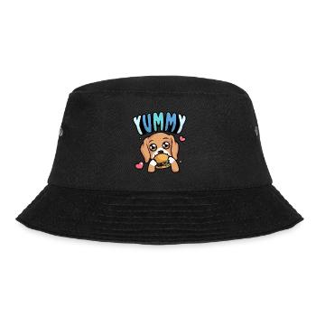 Yummy - Bucket Hat - Schwarz - Vorne - Lela (165cm)