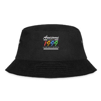 1999 - Jahrgang 1999 - Fantastisch seit 1999 - Bucket Hat - Schwarz - Vorne - Lela (165cm)