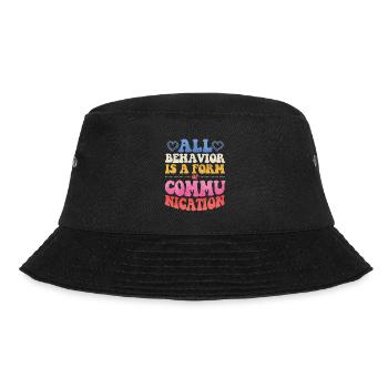 ABA -Therapeut, ABA -Therapie, Therapeut, SPEd - Bucket Hat - Schwarz - Vorne - Lela (165cm)