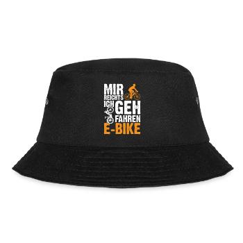 Mir reichts ich geh E-Bike fahren | E Bikes - Bucket Hat - Schwarz - Vorne - Lela (165cm)