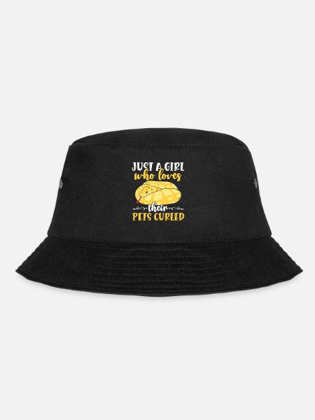 Banana Ball Python Just A Girl Who Loves Their - Bucket Hat - Schwarz