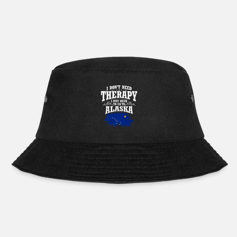 Alaska - Bucket Hat - Schwarz