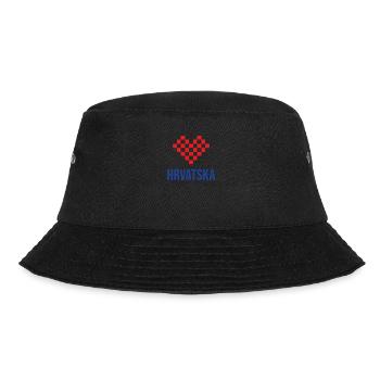 Hrvatska Croatia Flag - Bucket Hat - black - Front - Lela (165cm)