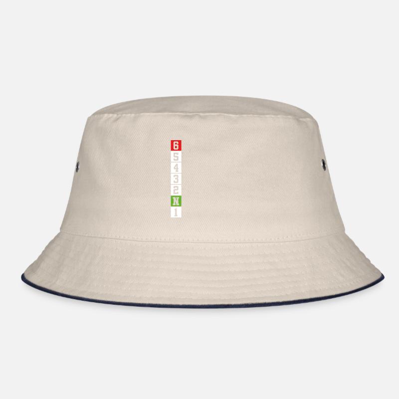 Motorcycle GearShift Six Bucket Hat