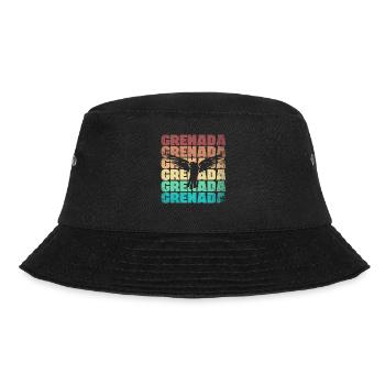 Grenada Grenadian Grenadian National Animal - Bucket Hat - Schwarz - Vorne - Lela (165cm)