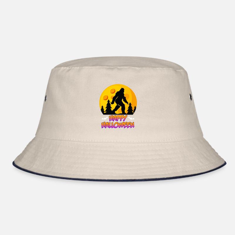 Happy Zombie Halloween Bucket Hat