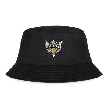 Frankfurt Franfurter Fans aufgepasst Hessen - Bucket Hat - Schwarz - Vorne - Lela (165cm)