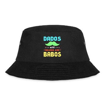 Muchas Grande Pa Daddy Oldie Dados with beards are - Bucket Hat - black - Front - Lela (165cm)