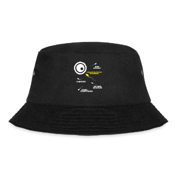 Veranstaltungstechniker Event Technician - Bucket Hat - Schwarz - Vorne - Lela (165cm)