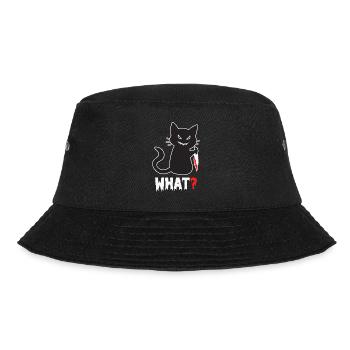 Killer Katze Halloween - Bucket Hat - Schwarz - Vorne - Lela (165cm)