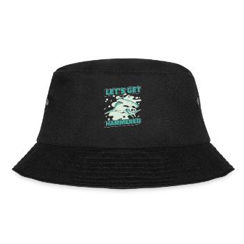 Hammerhai Hai Fisch Tier Haie - Bucket Hat - Schwarz - Vorne - Lela (165cm)