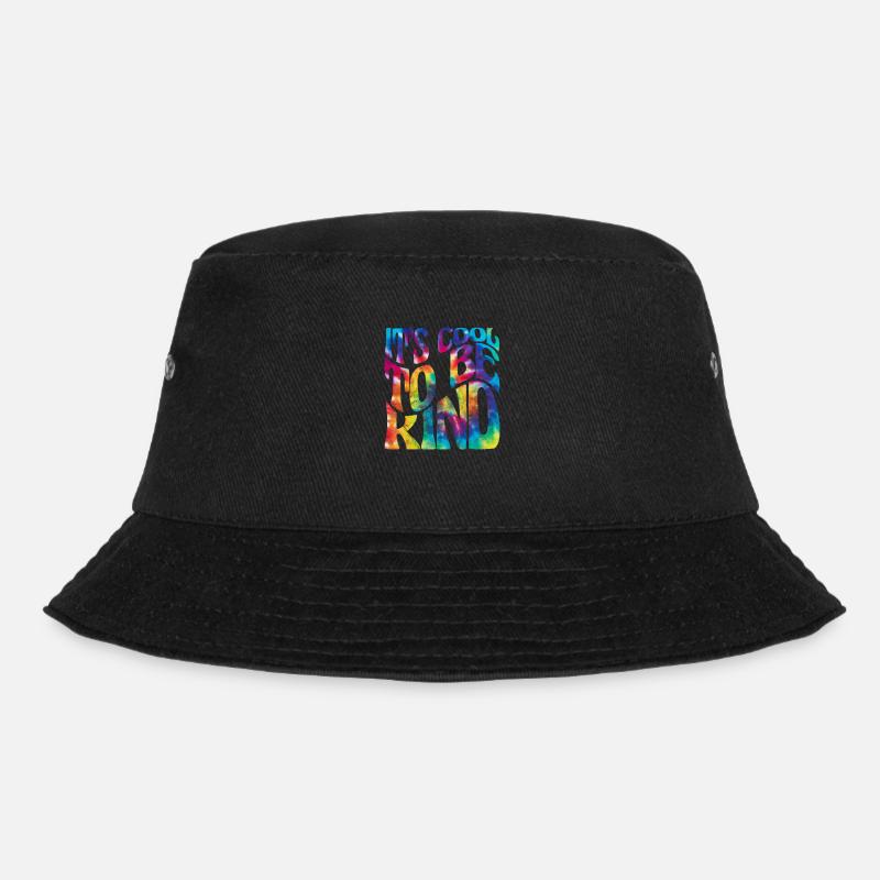 Hippie - Bucket Hat - Schwarz