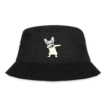 French Bulldog Dab Dog Gift Frenchie - Bucket Hat - black - Front - Lela (165cm)