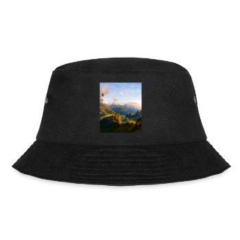 great ART on great PEOPLE - Bucket Hat - Schwarz - Vorne - Lela (165cm)