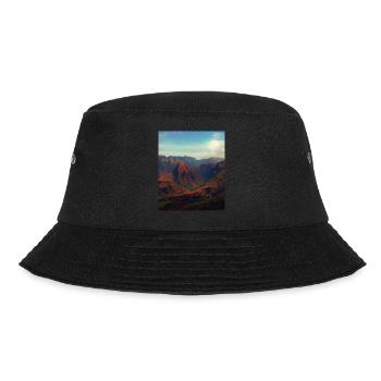great ART on great PEOPLE - Bucket Hat - Schwarz - Vorne - Lela (165cm)