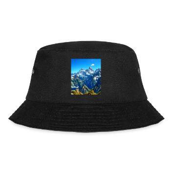 great ART on great PEOPLE - Bucket Hat - Schwarz - Vorne - Lela (165cm)
