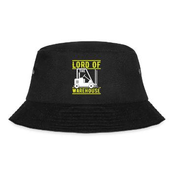 Gabelstapler Fahrer Bediener lustiges Design - Bucket Hat - Schwarz - Vorne - Lela (165cm)