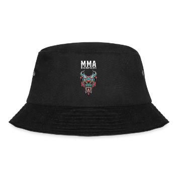 MMA Tiger Demon Mixed Martial Arts - Käfig frei - Bucket Hat - Schwarz - Vorne - Lela (165cm)