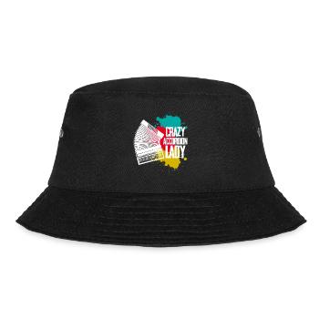 Accordion Lady Accordionist Accordion Parons - Bucket Hat - black - Front - Lela (165cm)