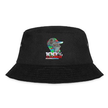 Gamer to 100% Gaming Player - Bucket Hat - black - Front - Lela (165cm)