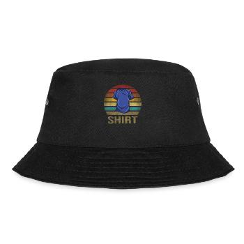 T Shirt Look At My Shirt Retro Sunset Vintage - Bob - noir - Devant - Lela (165cm)