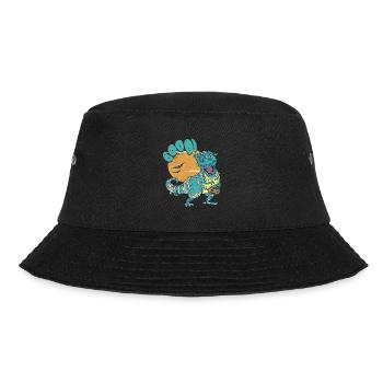 Dinosaur Trex Dino Pumpkins Moon Boys - Bucket Hat - black - Front - Lela (165cm)