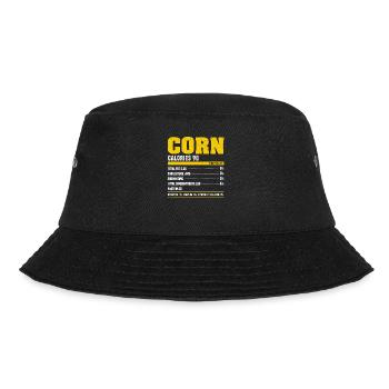 Mais Nährwertangaben Thanksgiving Familie Pyjamas - Bucket Hat - Schwarz - Vorne - Lela (165cm)