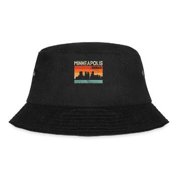 Minneapolis, Minnesota - Bucket Hat - black - Front - Lela (165cm)