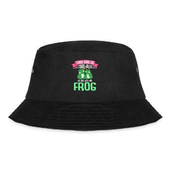 This Girl Is Toad-Ally In Love With Her Frog - Bucket Hat - black - Front - Lela (165cm)