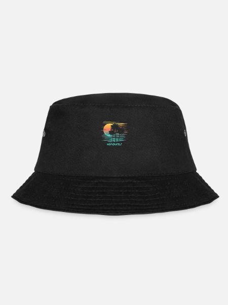 Honduras Stilvoller Souvenirurlaub - Bucket Hat - Schwarz