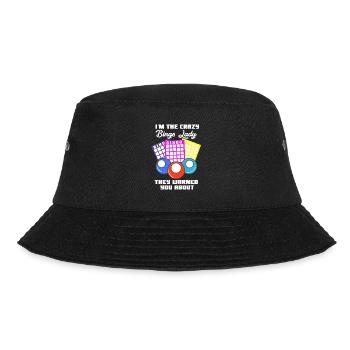 Crazy Bingo Lady - Bucket Hat - Schwarz - Vorne - Lela (165cm)