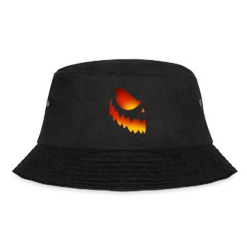 Partner Outfit Halloween Kürbis - Bucket Hat - Schwarz - Vorne - Lela (165cm)