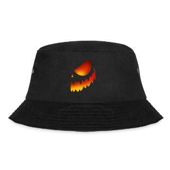 Partner Outfit Halloween Kürbis - Bucket Hat - Schwarz - Vorne - Lela (165cm)