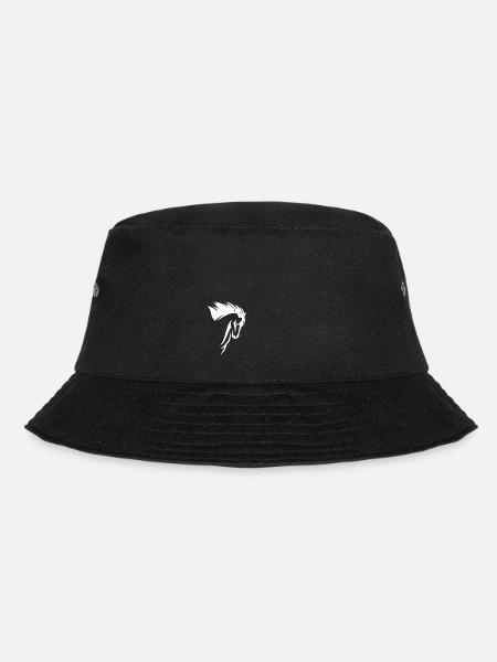 Haflinger Reiten Pferde Mädchen Pony Pferdekopf - Bucket Hat - Schwarz