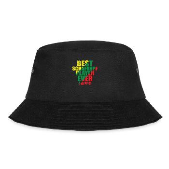 Best Schafkopfplayer ever Kartenspiel - Bucket Hat - Schwarz - Vorne - Lela (165cm)