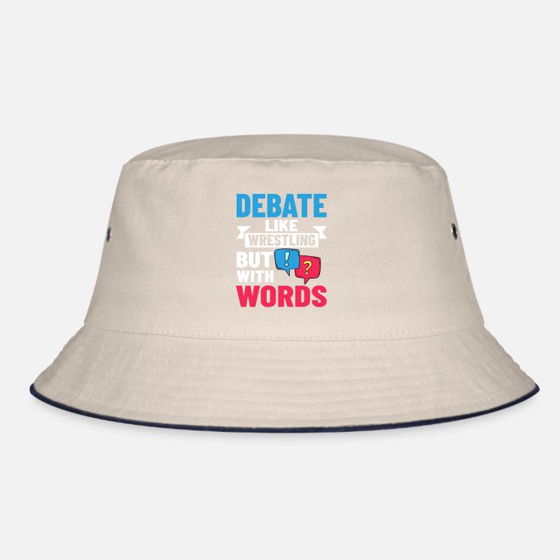 Debate Political Discussion Debate Argument Bucket Hat