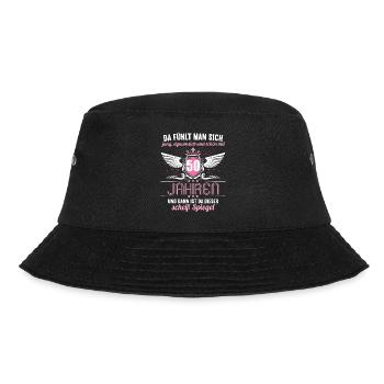 50 Jahre Jung Schön Dynamisch 50 Geburtstag - Bucket Hat - Schwarz - Vorne - Lela (165cm)