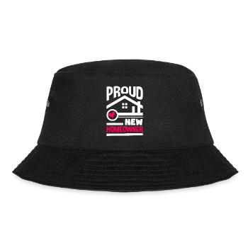 Homeowner Home Purchase Gift - Bucket Hat - black - Front - Lela (165cm)