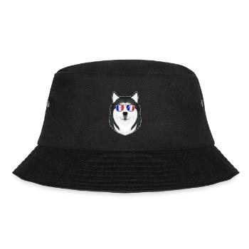 Husky France Sunglasses I French Flag - Bucket Hat - Schwarz - Vorne - Lela (165cm)