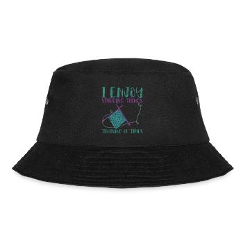 I Enjoy Stabbing Things Thousands Of Times 2 - Bucket Hat - black - Front - Lela (165cm)