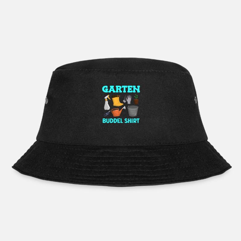 Garten Buddel Shirt Gartenarbeit - Bucket Hat - Schwarz