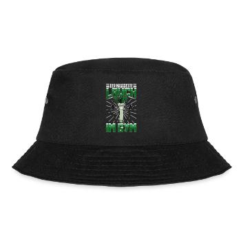 Lauch Kostüm Bodybuilding Satire Gym Jga - Bucket Hat - Schwarz - Vorne - Lela (165cm)