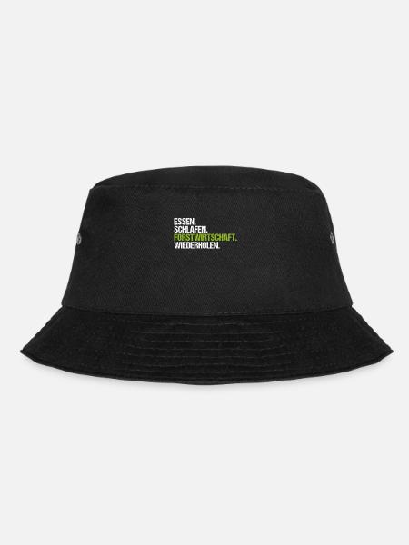 Forstwirt Forstwirtschaft Waldfacharbeiter Wald - Bucket Hat - Schwarz