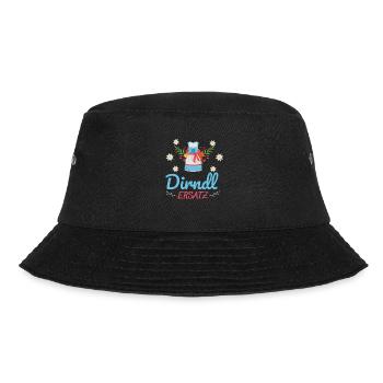 Dirndl Ersatz - Bucket Hat - Schwarz - Vorne - Lela (165cm)