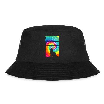 Cat Hippie Tie Dye - Bucket Hat - Schwarz - Vorne - Lela (165cm)