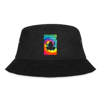 Frog Hippie Tie Dye - Bucket Hat - Schwarz - Vorne - Lela (165cm)