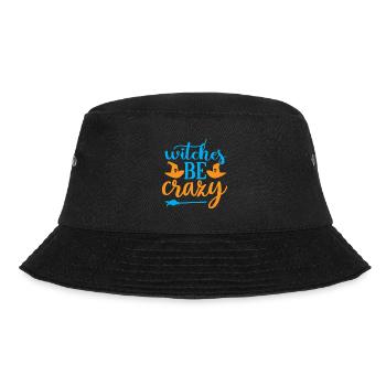 Witches be crazy - halloween humor - Bucket Hat - black - Front - Lela (165cm)