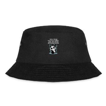 Panda - Bucket Hat - Schwarz - Vorne - Lela (165cm)